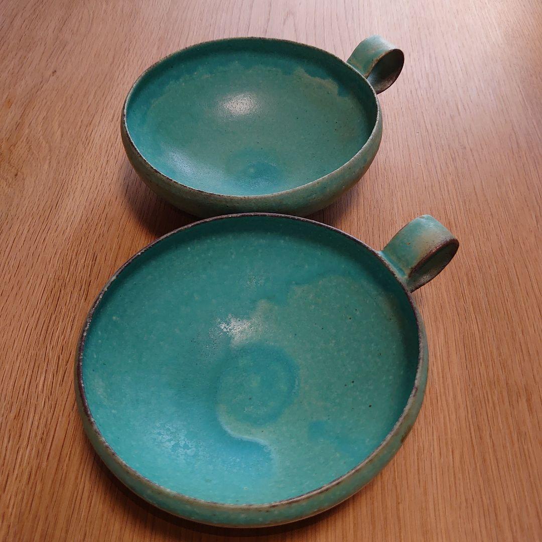 鈴木麻起子さん　スープカップ（L）ターキッシュ　2客セット