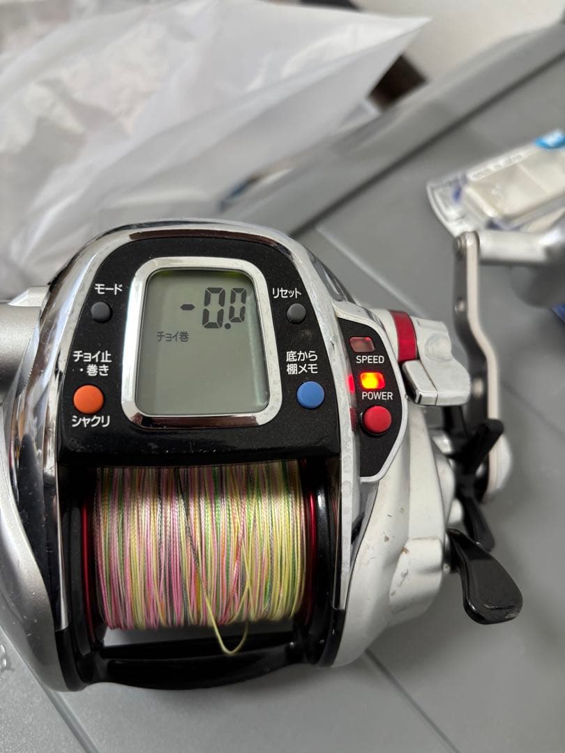 電動リール デジタル表示 スピード調整機能