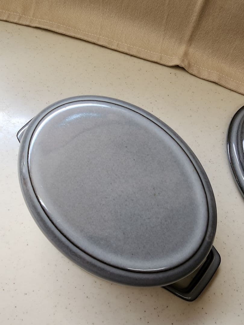 ストウブ (STAUB) ココットオーバル　15cm　グレー