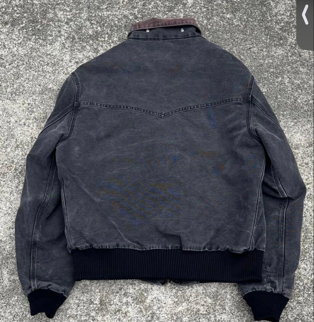 【雰囲気抜群】carhartt サンタフェジャケット ブラック90s