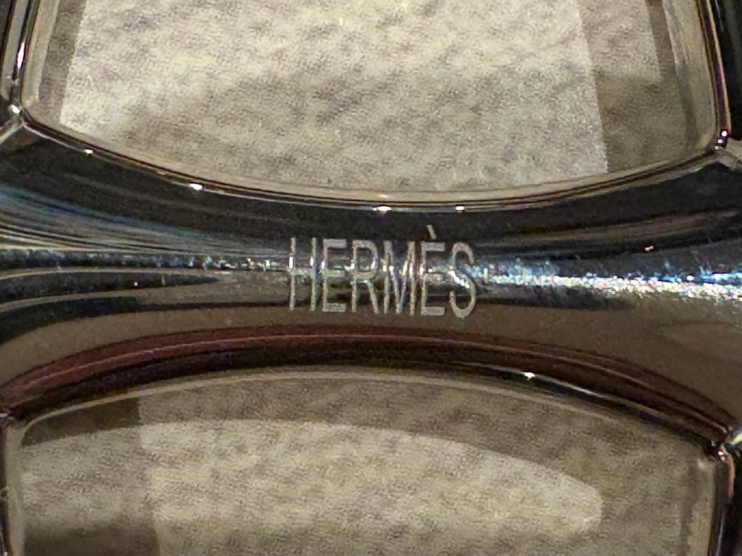 エルメス　シェーヌダンクル　スカーフリング　シルバー　ネックレス