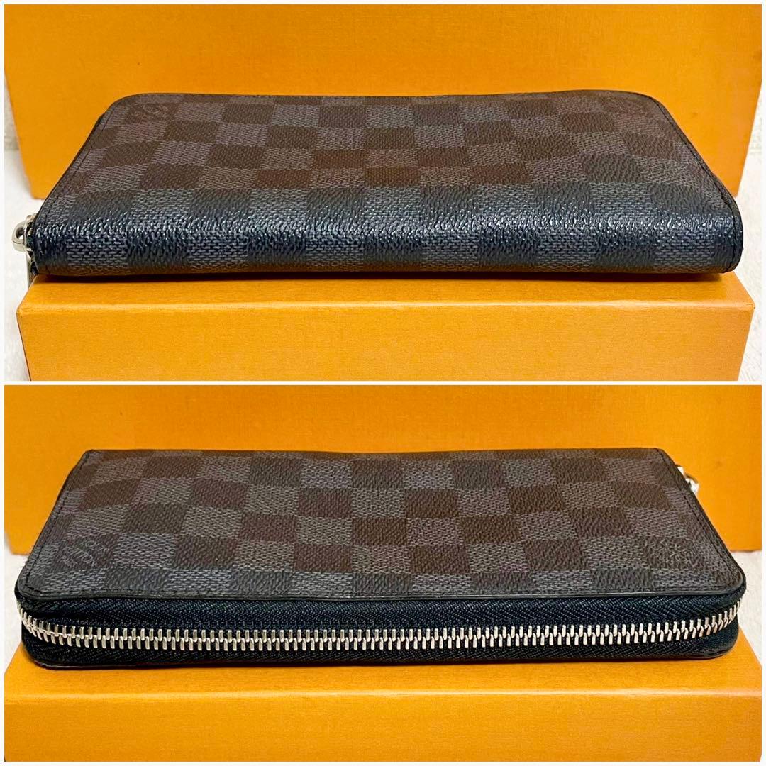 ルイヴィトン　ダミエ　グラフィット　ヴェルティカル　ラウンドファスナー　長財布