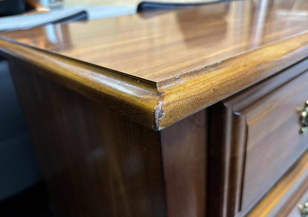 さわ US アメリカンBroyhill3段ローチェスト幅147cmUsed