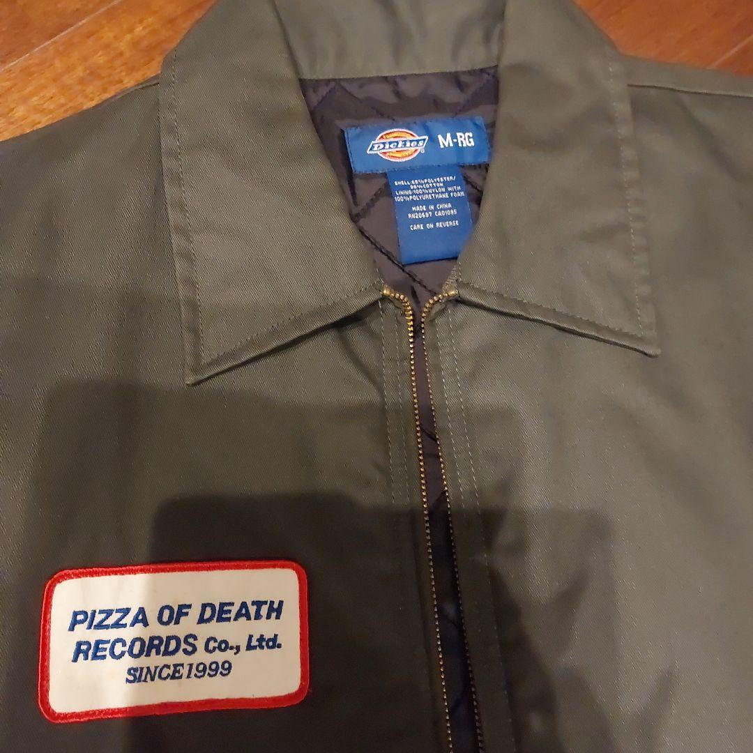 Pizza of Death Records ジャケット M オリーブグリーン