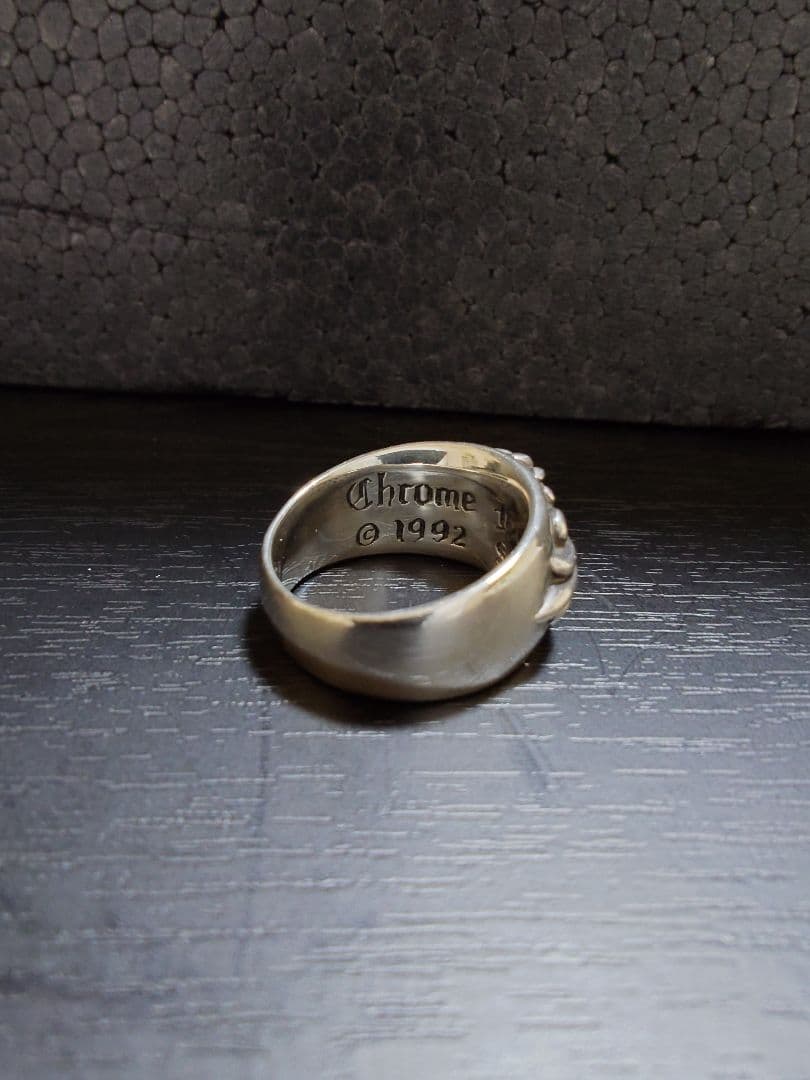 CHROME HEARTS クロムハーツ　フローラルクロスリング