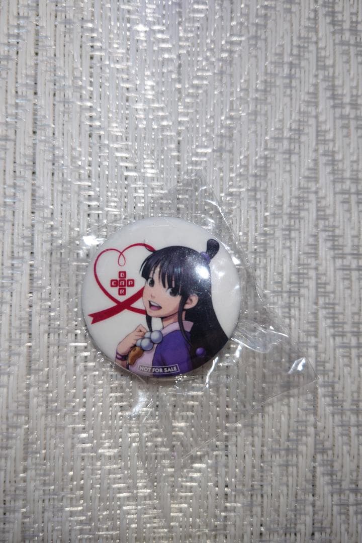 公*o様 逆転裁判　缶バッジ　綾里真宵