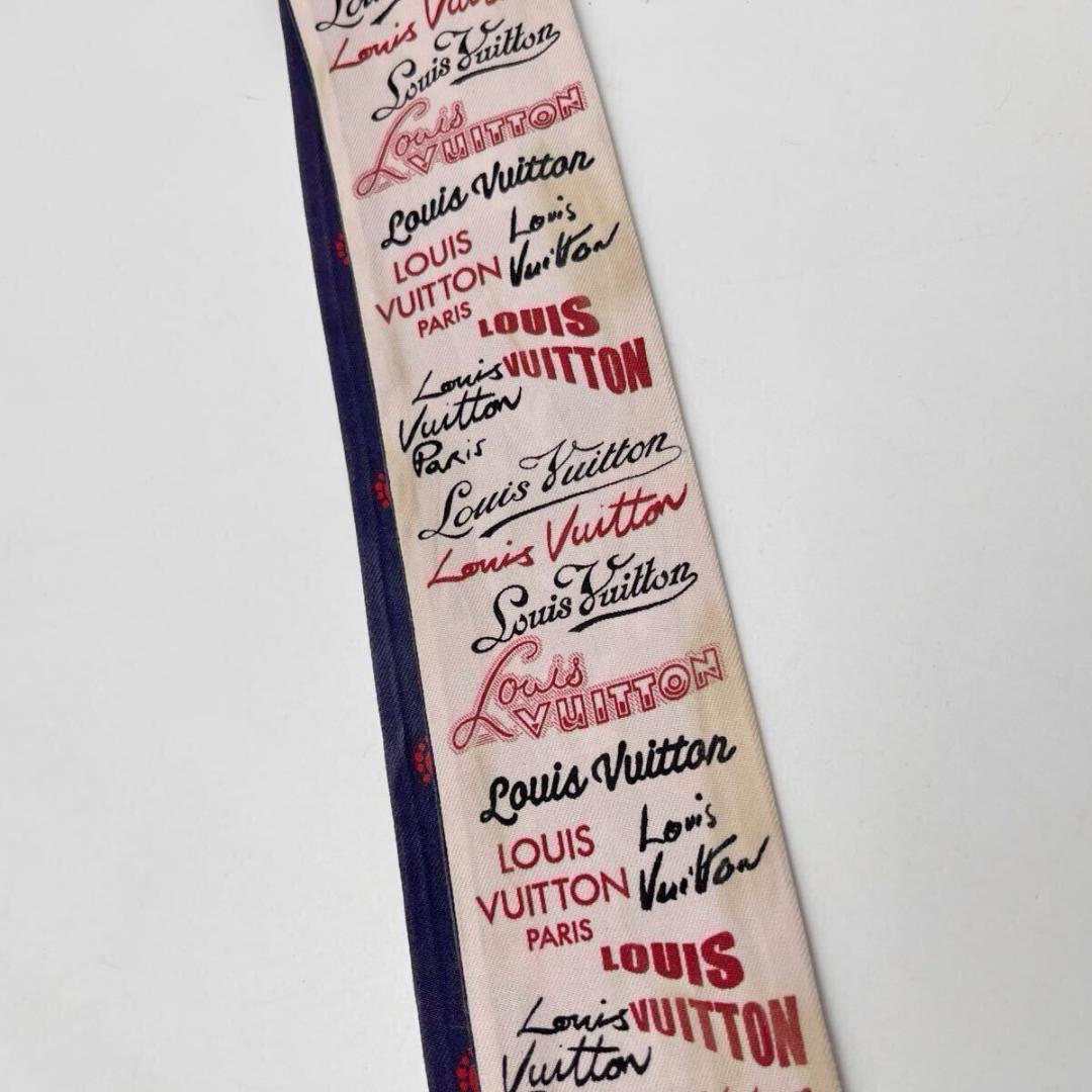 ルイヴィトン バンドーBB シルク スカーフ I LV U M77321