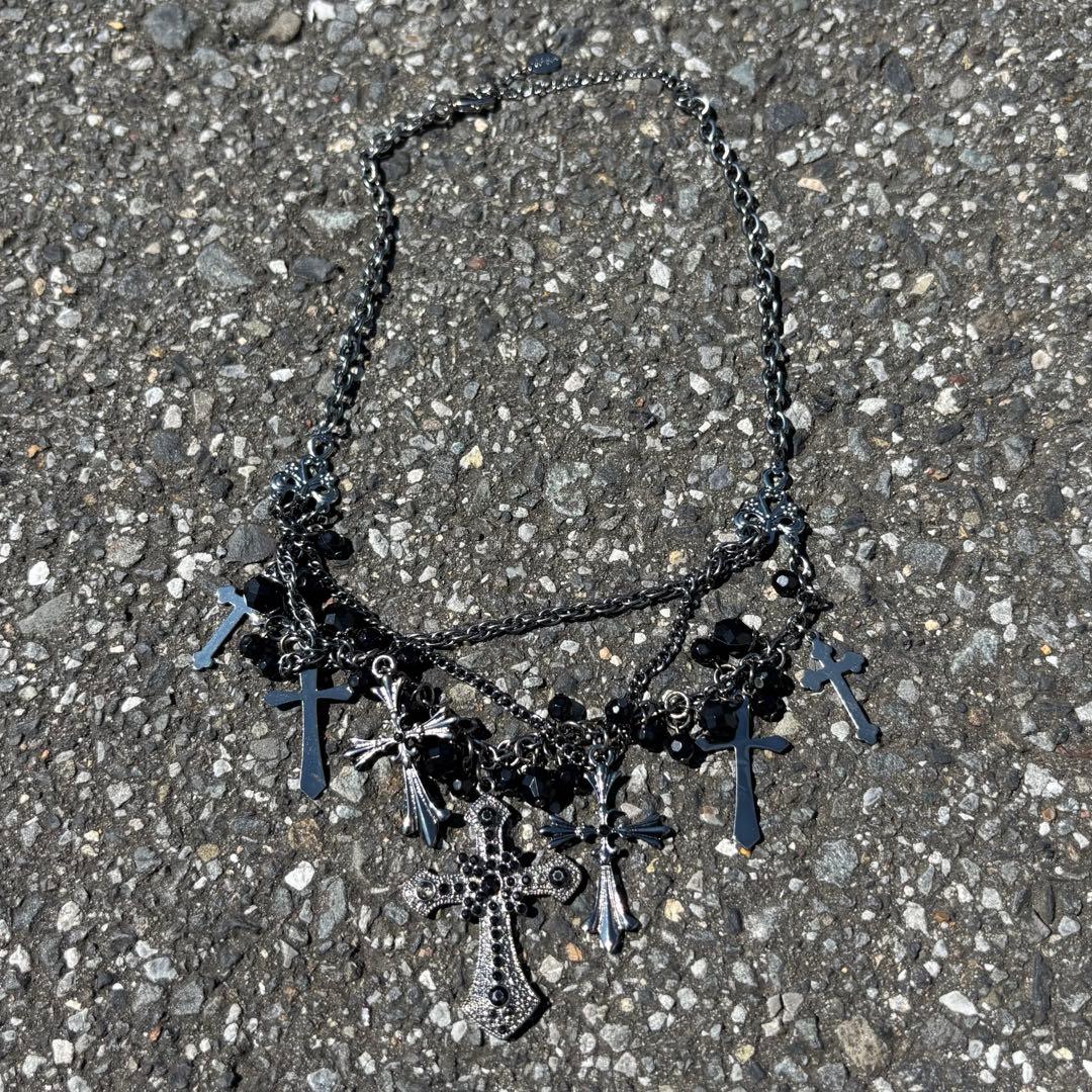 archive ネックレス　y2k 00s グランジ　クロス　十字架　お兄系