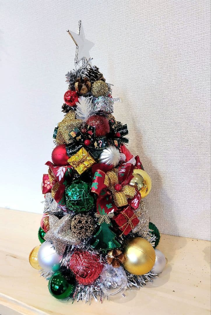 クリスマスツリー 卓上　クリスマスリース　フラワーリース　玄関リース