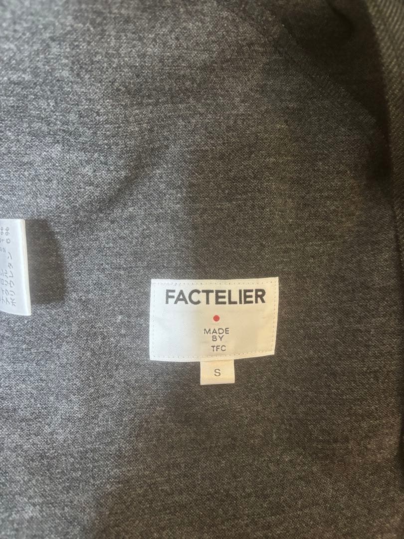 TK　ファクトリエ　360 カルゼ柄ジャージー スイングトップジャケット