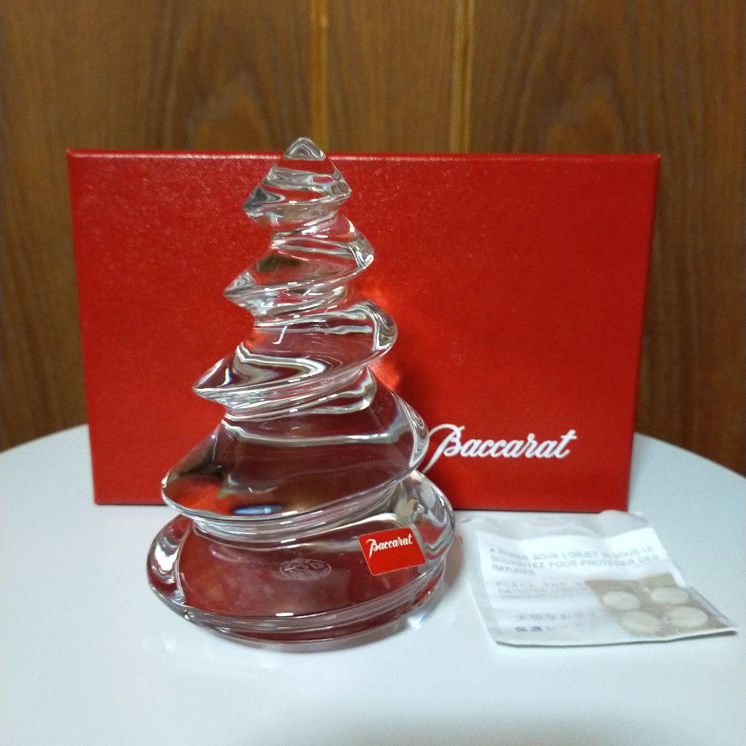 専用箱入り フォレストクリスマスツリー 高さ13cm Baccarat バカラ