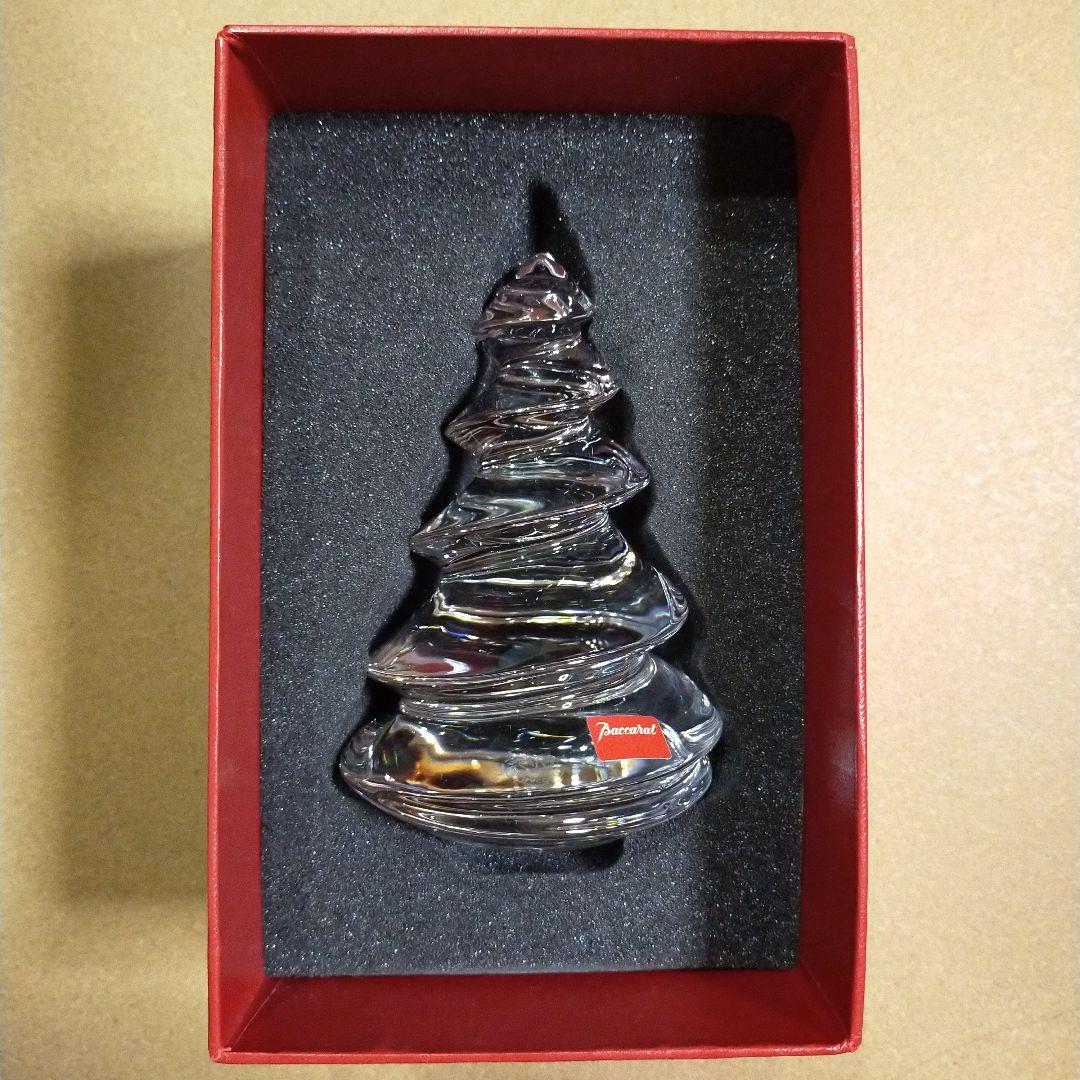 専用箱入り フォレストクリスマスツリー 高さ13cm Baccarat バカラ