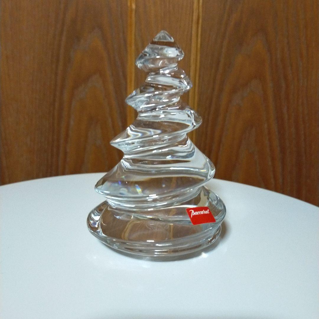 専用箱入り フォレストクリスマスツリー 高さ13cm Baccarat バカラ