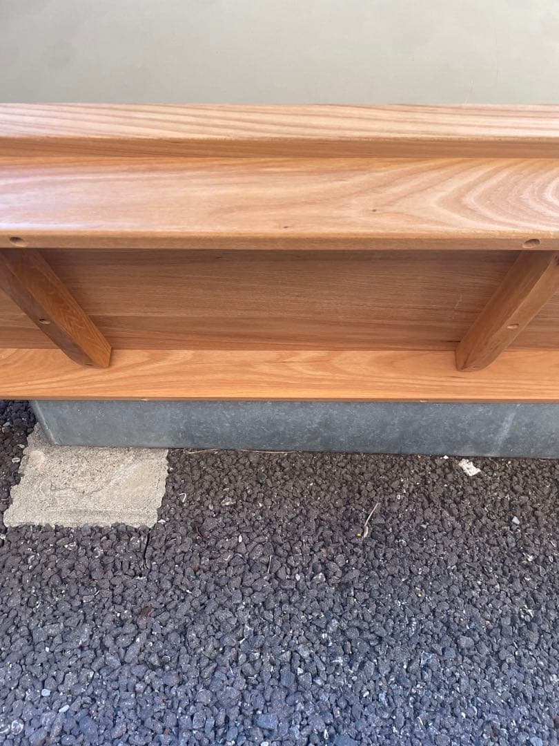 無垢オーク材ベンチ　椅子　ダイニング　テーブル