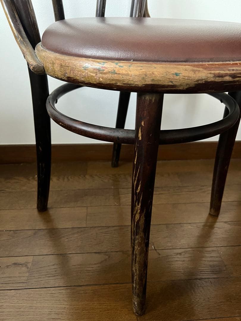 【アンティークチェア】希少 2脚セット チェコスロバキア製 レトロ モダン