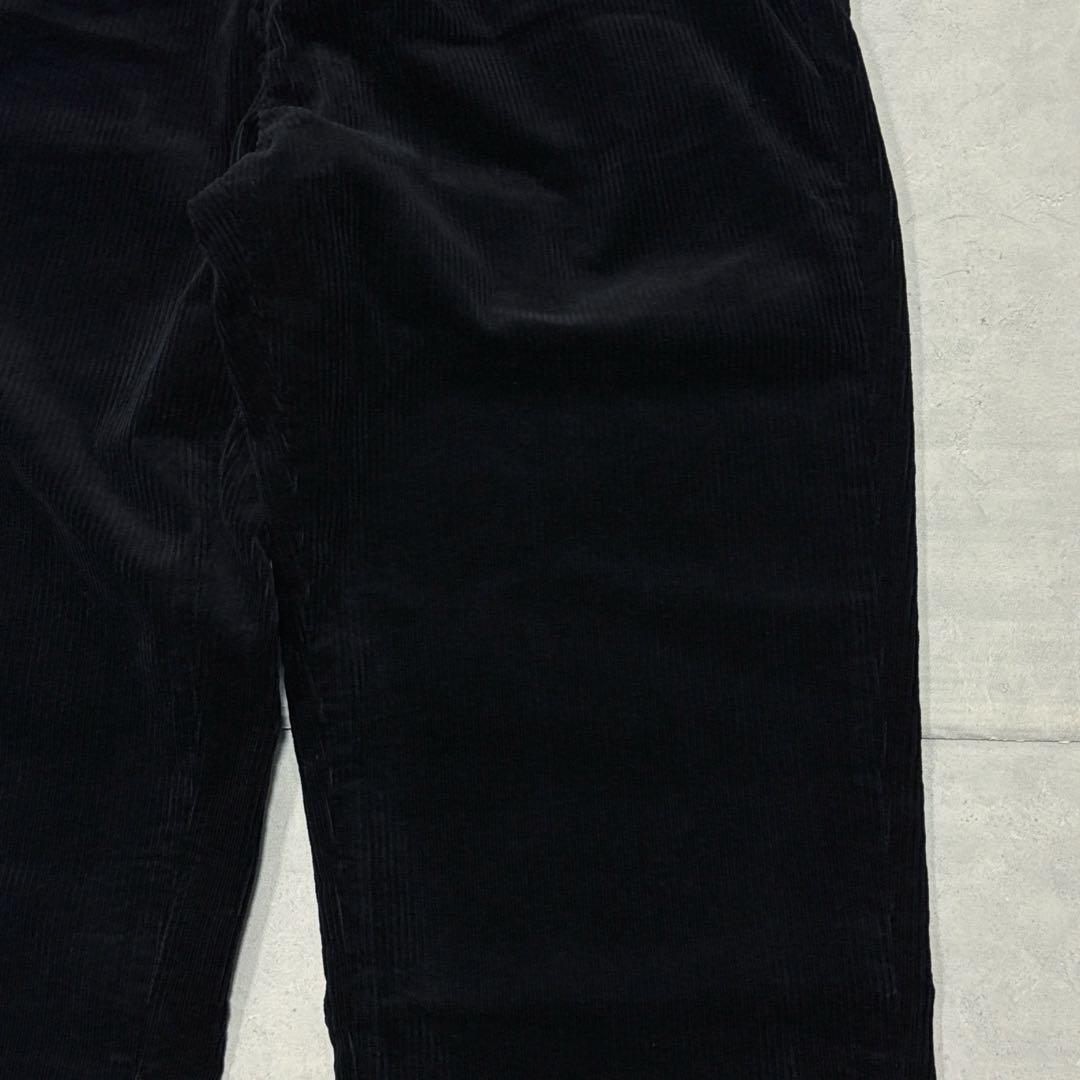 新品25AW ポロラルフローレン コーデュロイパンツ ブラック リラックスFIT