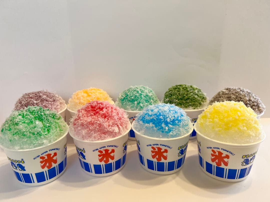 食品サンプル　かき氷　9点まとめ売り
