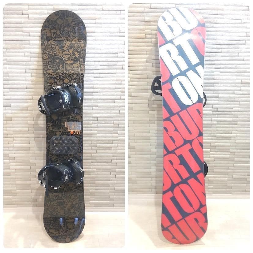 BURTON CLASH 151cm スノーボ ード バイン 2点セット
