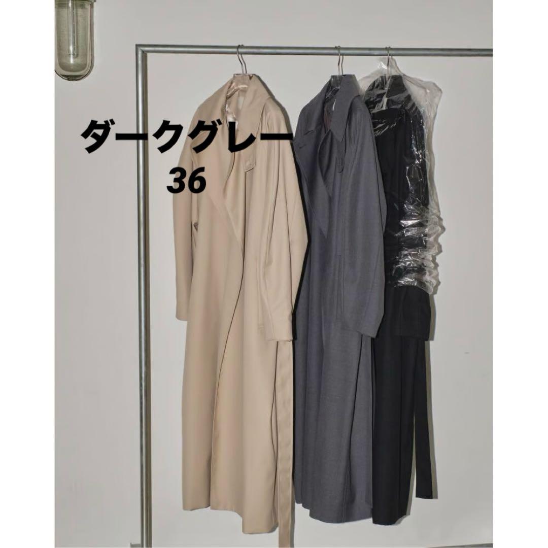 【値下げ中】todayful twill trench coat