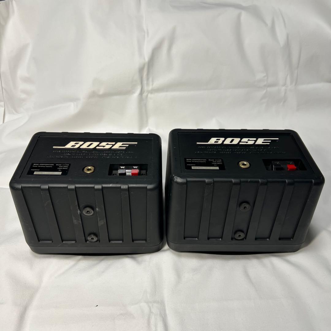大人気品 BOSE ボーズ 111AD スピーカー ペア　シリアル連番③ 傷有