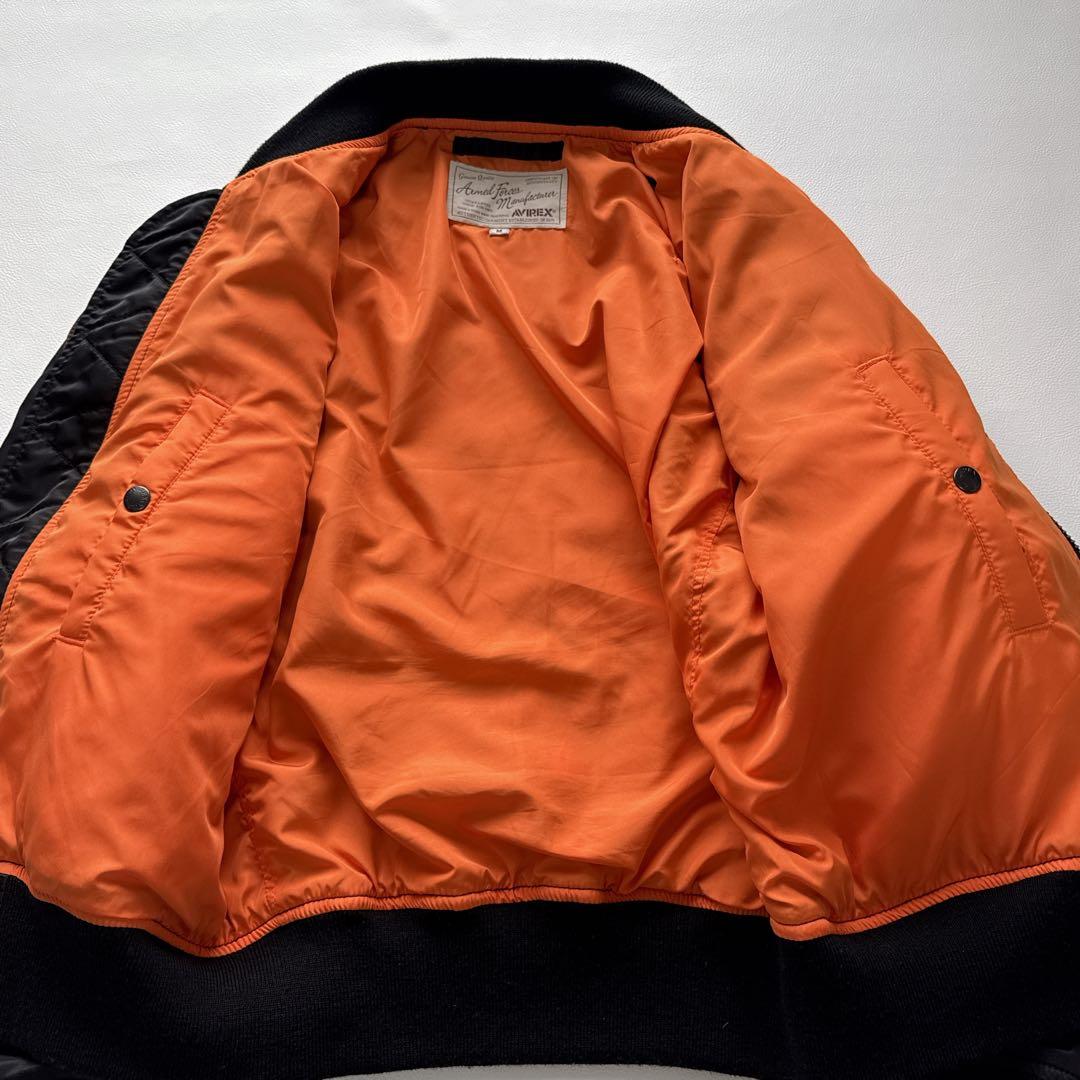 【人気】AVIREX MA-1 452nd SQUADRON　フライトジャケット