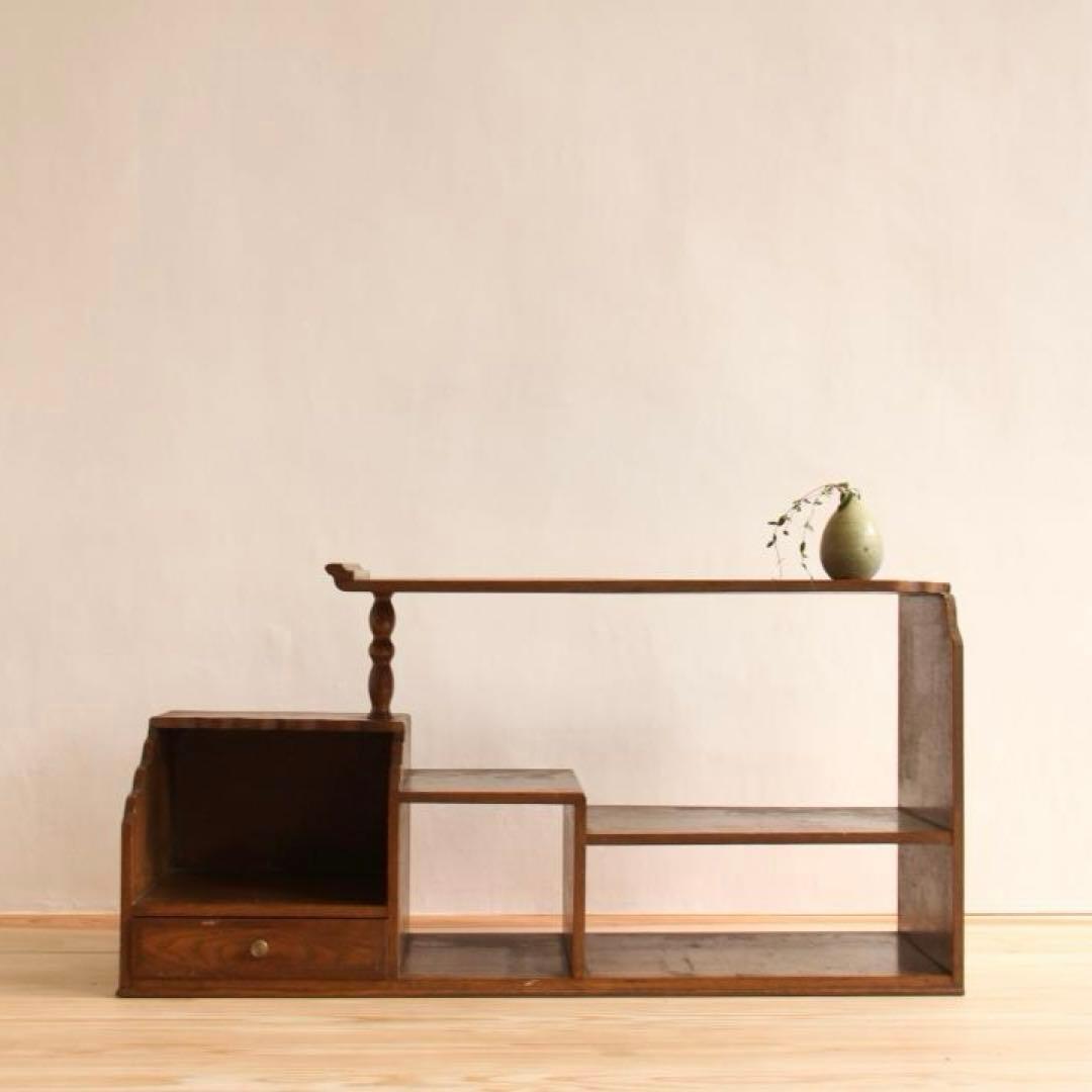 棚　飾り棚　木製　アンティーク