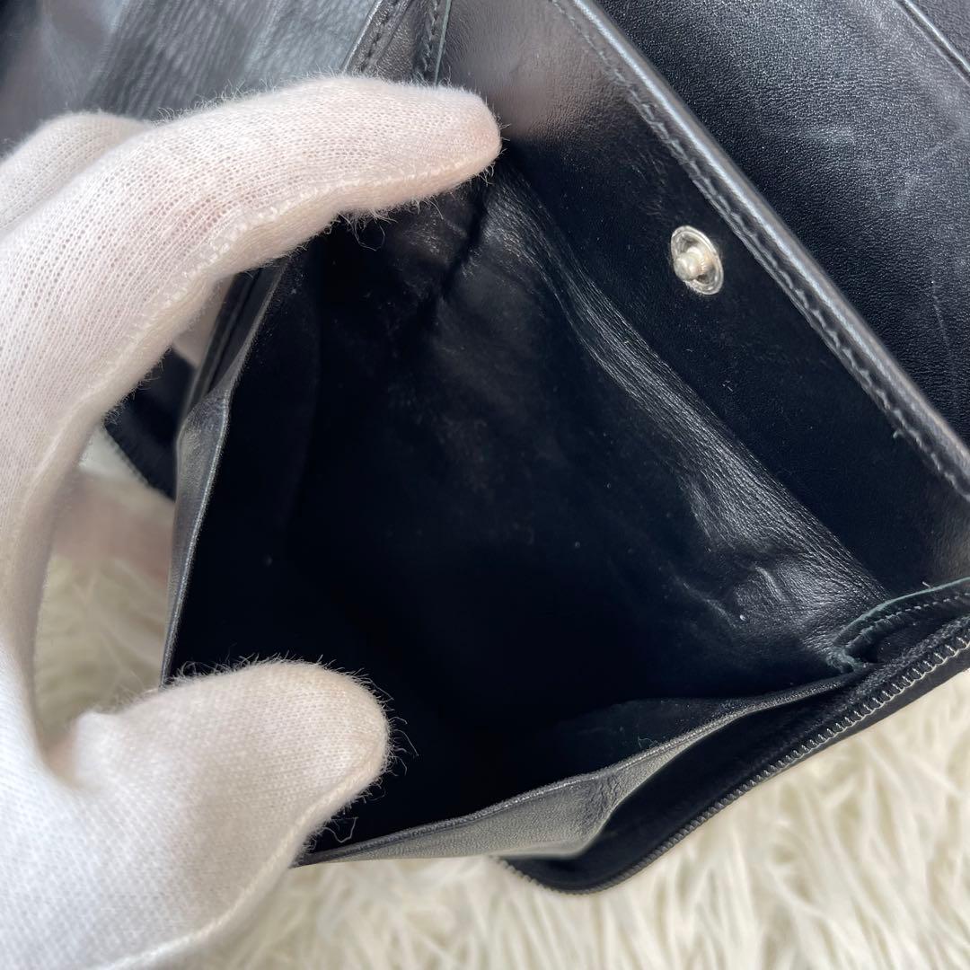 美品✨BURBERRY トラベルケース クラッチバッグ 小銭入 札入 長財布 黒