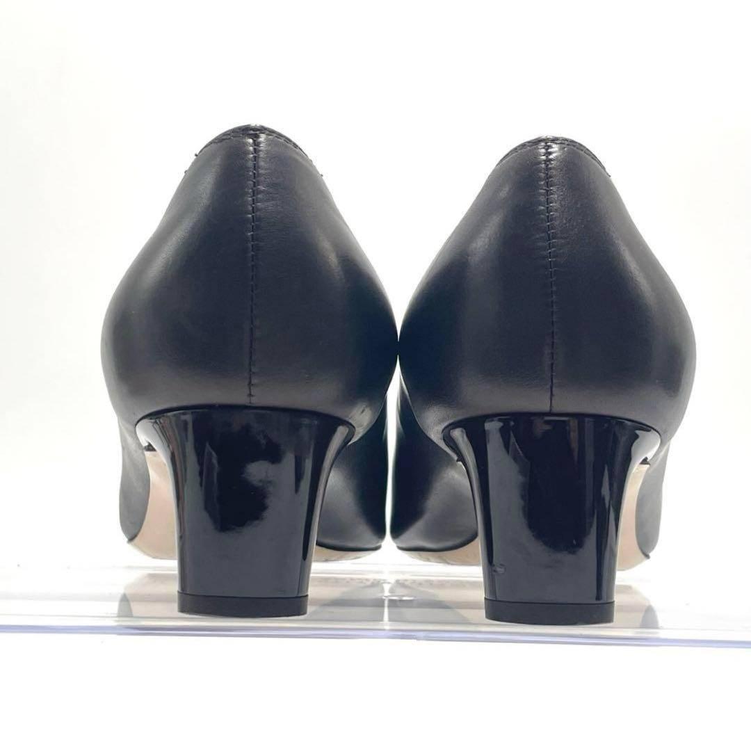 最終価格 Ferragamo フェラガモ ガンチーニ カーフ レザー パンプス