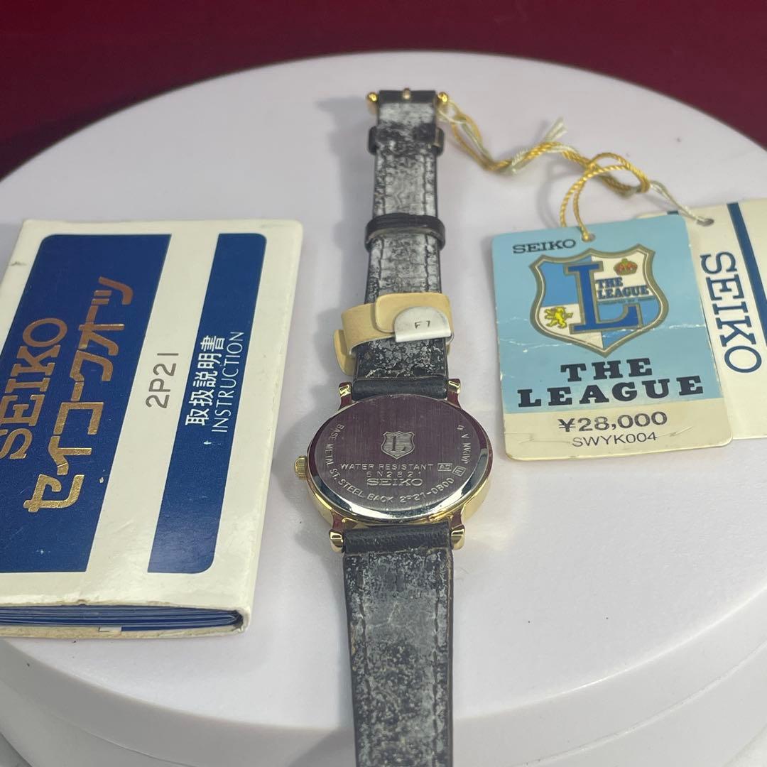 未使用 SEIKO THE LEAGUE 説明書付 電池交換済 日本製 腕時計