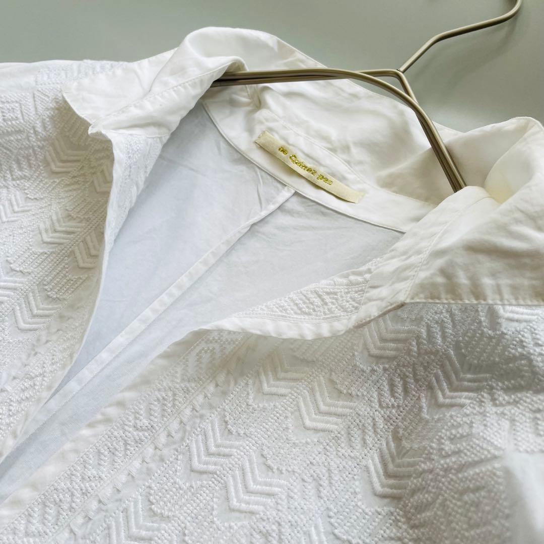2023SS✨ヌキテパ POPLIN EMB SLEEVE DRESS 刺繍