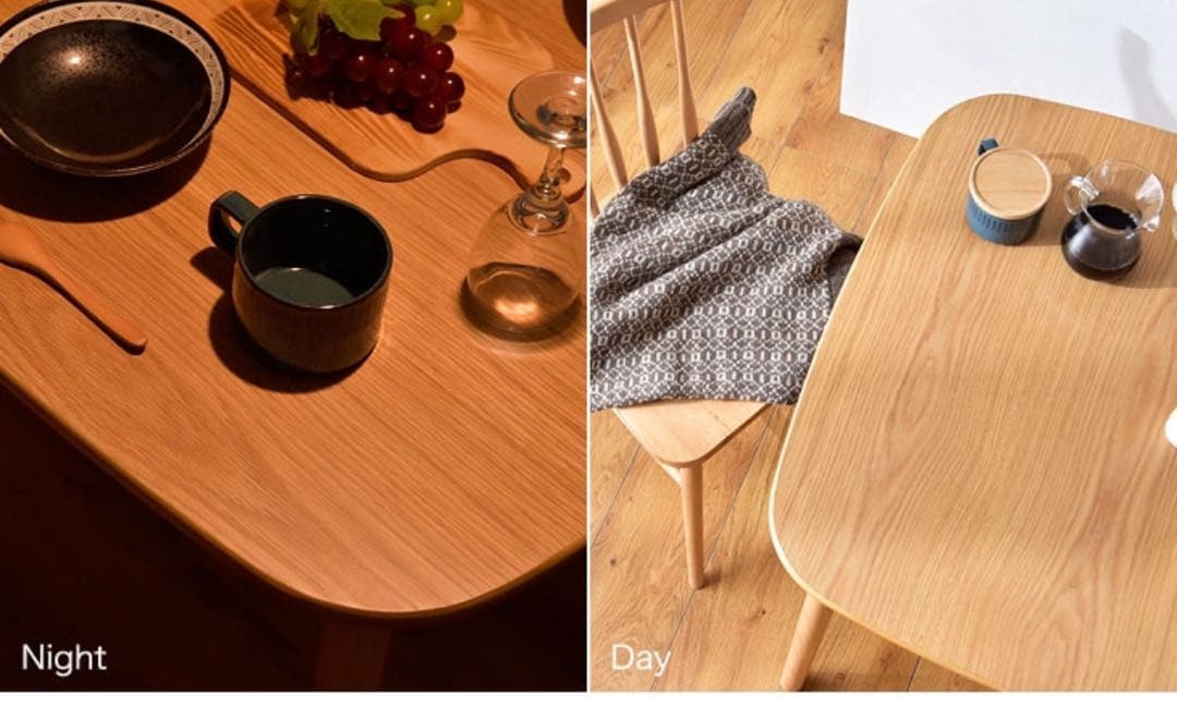 ダイニングテーブル オーク 75×75cm 2人用 高さ70cm