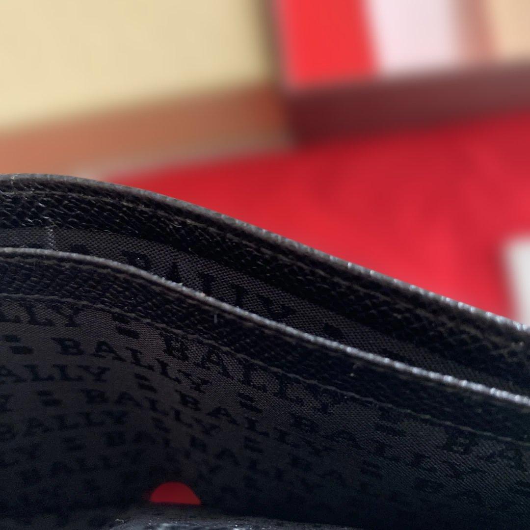【新品未使用】BALLY 二つ折り財布 ブラック
