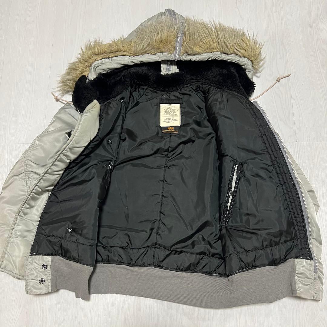 ジャケット・アウター 90s USA ALPHA N2B flight jacket SILVER