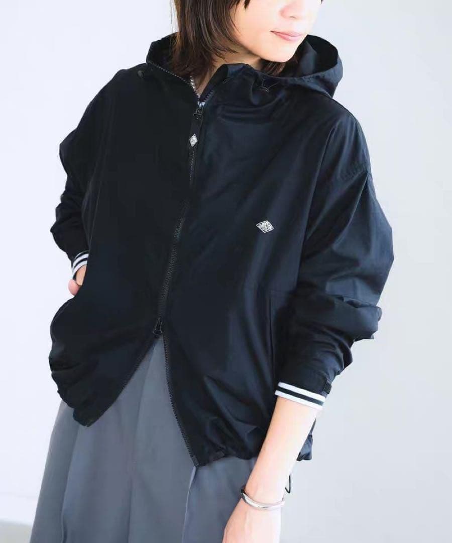 DANTONダントン　ダントン ナイロンフードコート ブラック M (38)