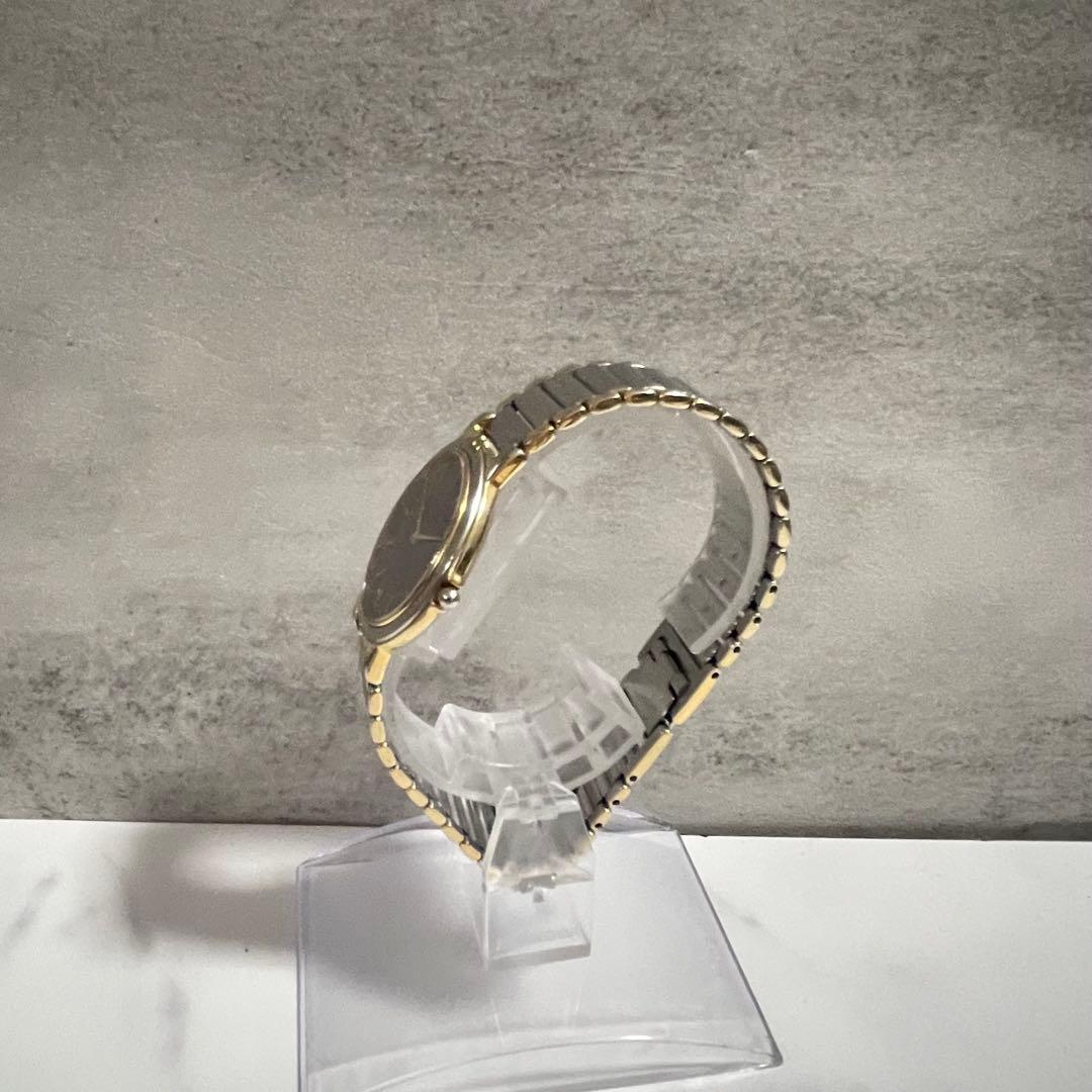 稼動品　YSL イヴサンローラン　コンビカラー　シャンパン　黒文字盤　腕時計