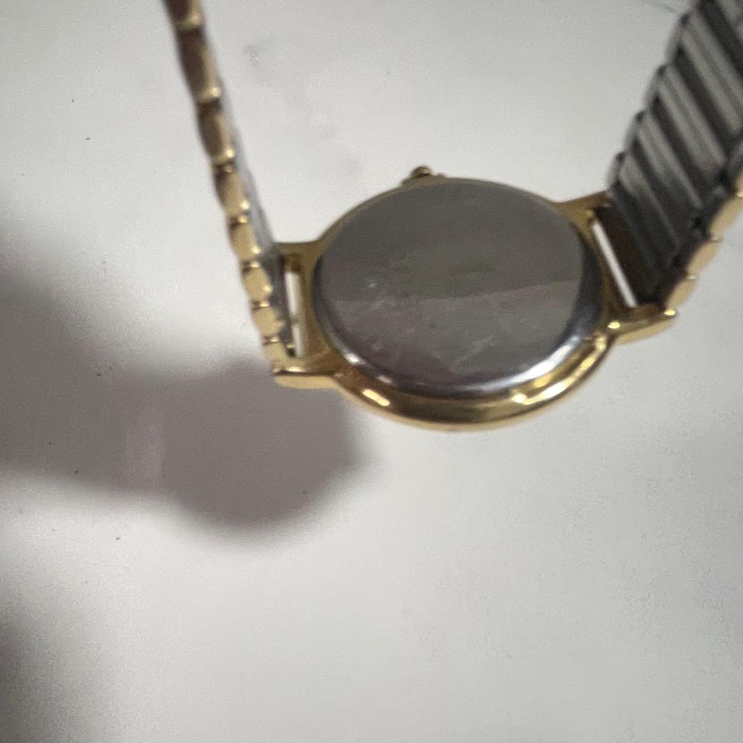 稼動品　YSL イヴサンローラン　コンビカラー　シャンパン　黒文字盤　腕時計