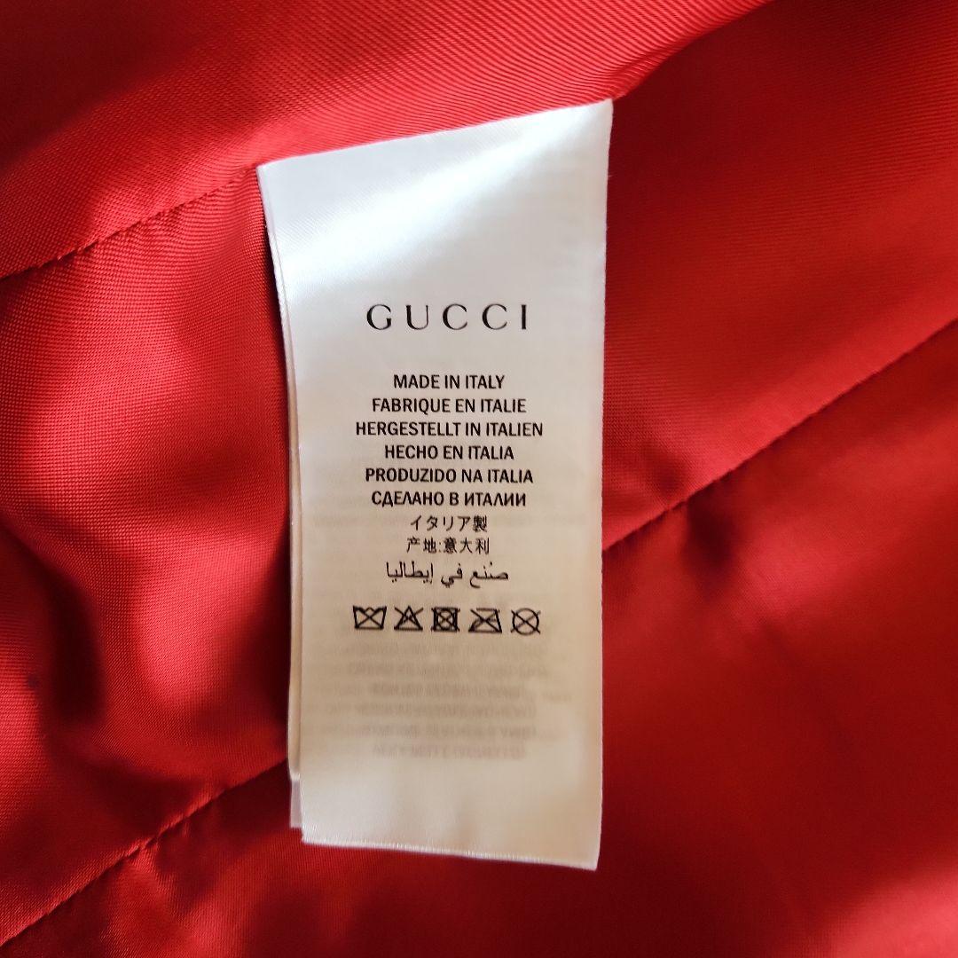 mofusand 。GUCCI ブラックレザー シングルライダース