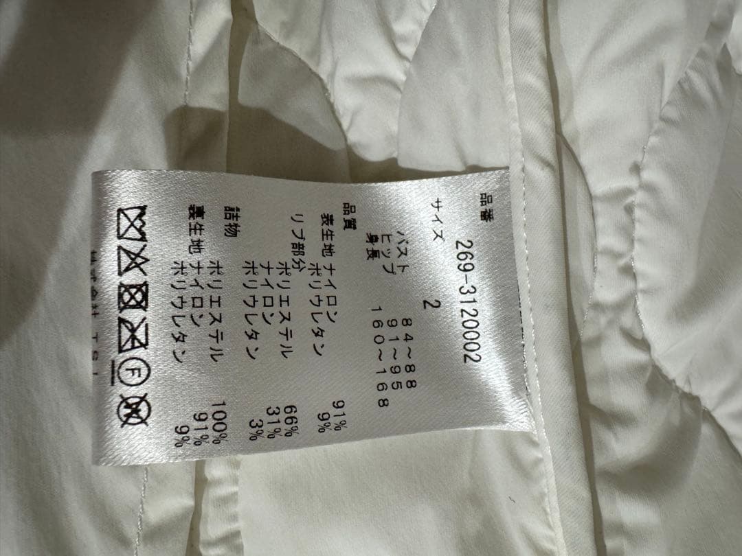 美品！PGG ホワイト　パーリーゲイツダウンジャケット　2