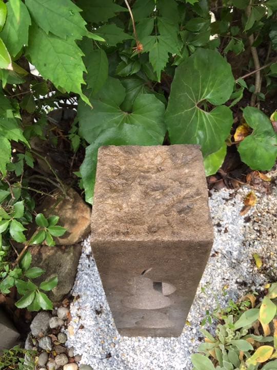 【三福瓢箪灯篭・道しるべ灯篭・招福】造園水石飾り石ガーデニング箱庭