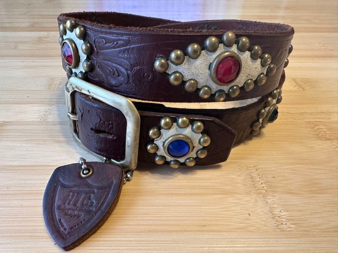 creamsoda 　⭐️HTC⭐️マルチカラーストーン⭐️ブラウンレザー⭐️34