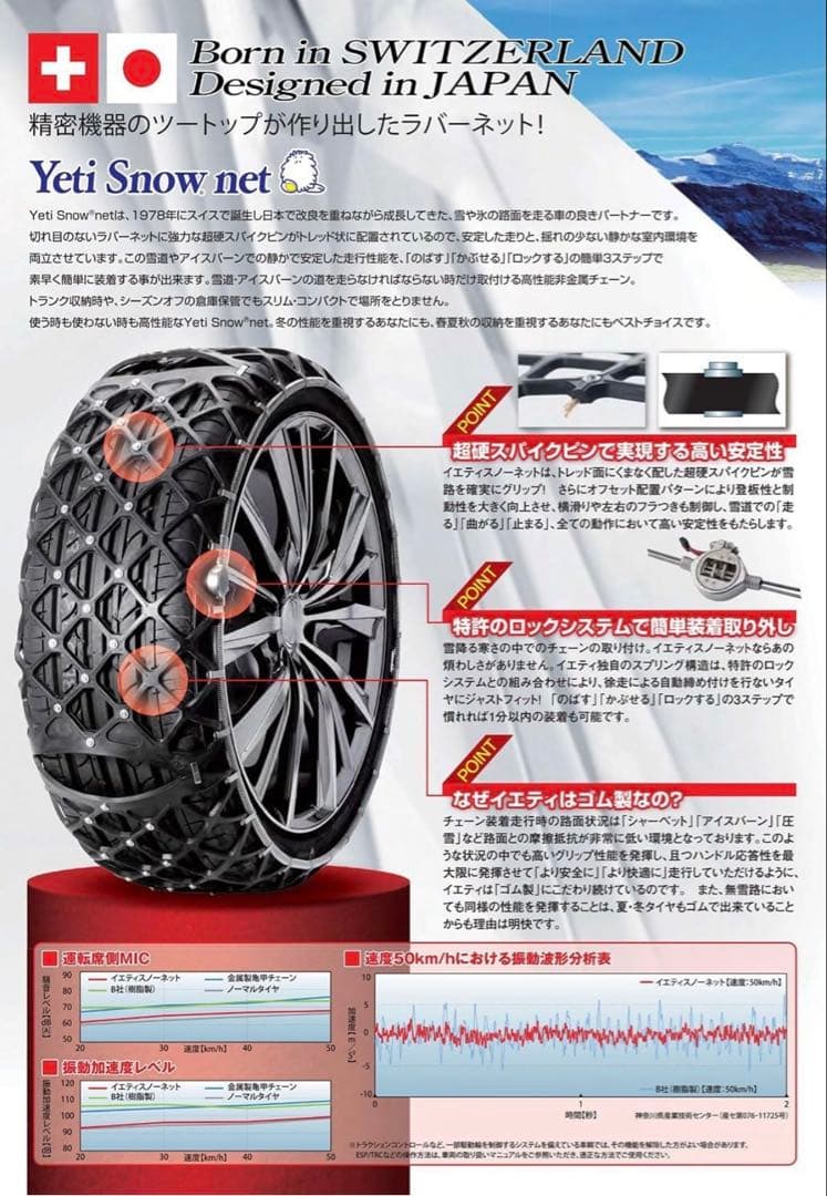 タイヤチェーン　イエティスノーネット　品番6291WD