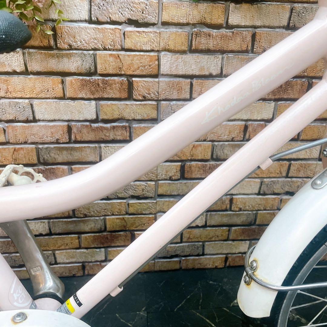 【20】子供用自転車 子供車 KhodaaBloom 薄ピンク 16インチ
