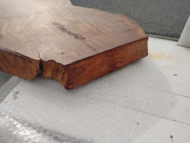 花台　大型　ケヤキ　欅　100x60x6cm　16kg