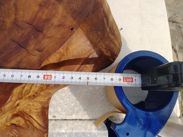 花台　大型　ケヤキ　欅　100x60x6cm　16kg