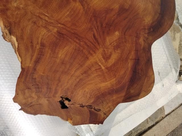 花台　大型　ケヤキ　欅　100x60x6cm　16kg