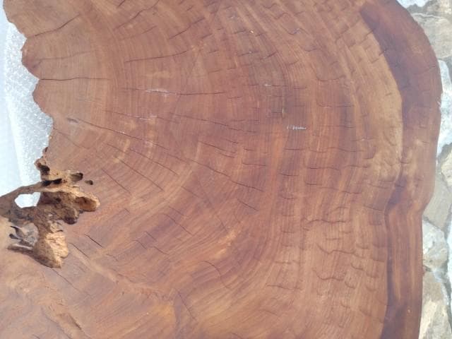 花台　大型　ケヤキ　欅　100x60x6cm　16kg