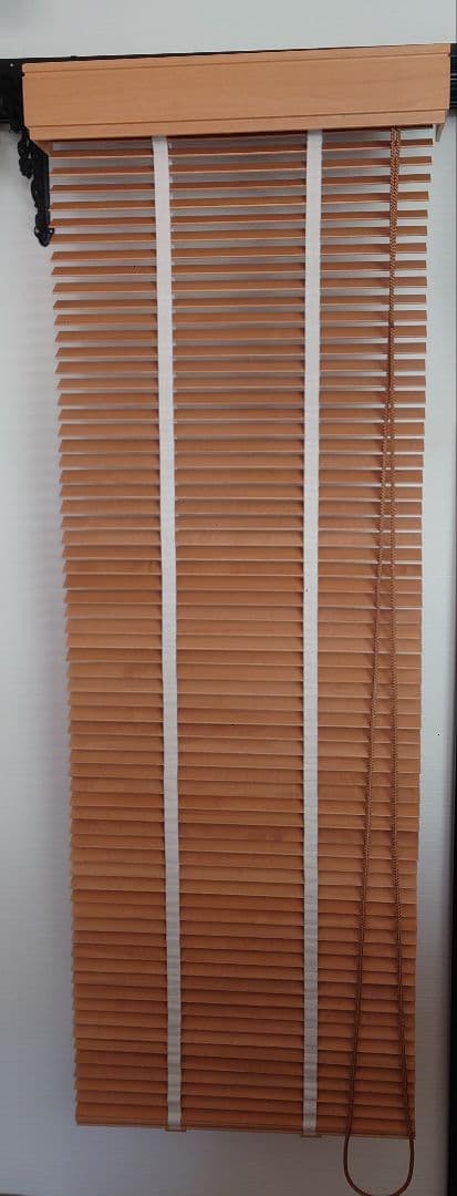 激安！「ニチベイ」木製ブラインド　25ミリスラット　　ナチュラル色