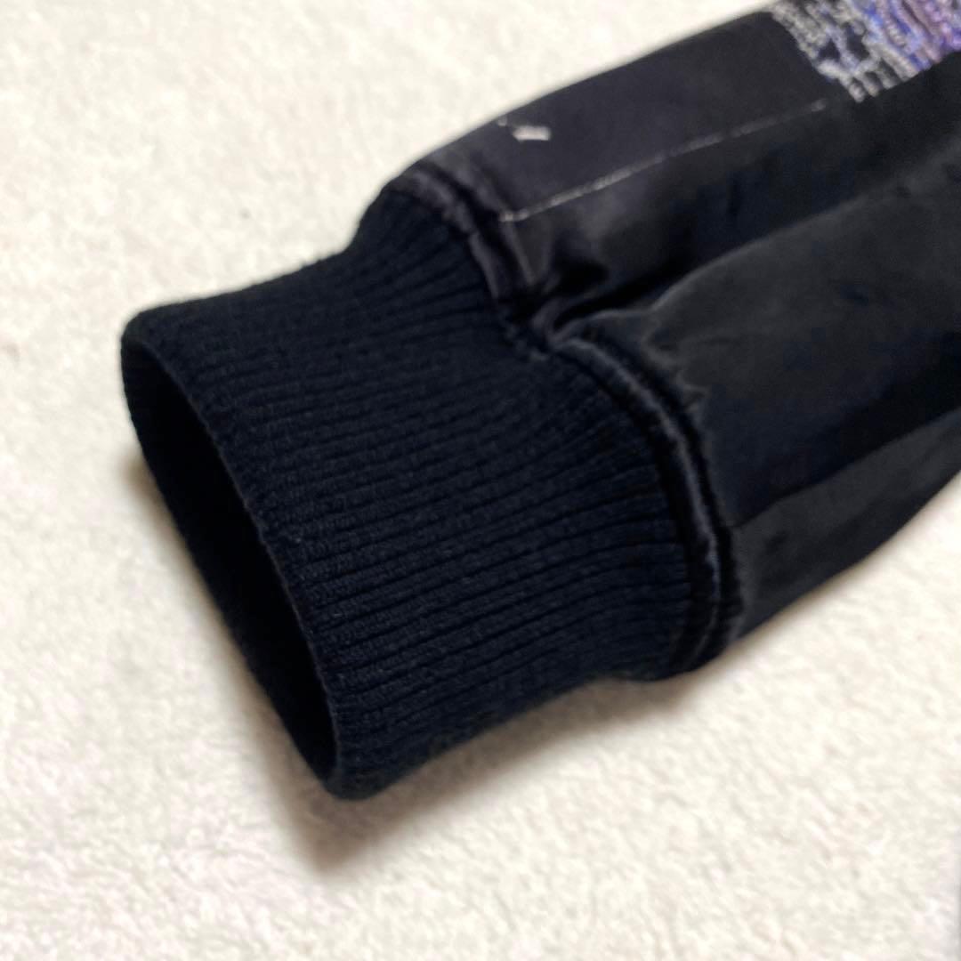 ✨LAD MUSICIAN ✨17AW 世界地図柄リバーシブルサテンスカジャン