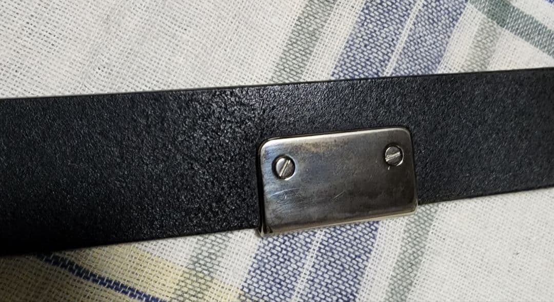 GUCCI　黒レザーベルト