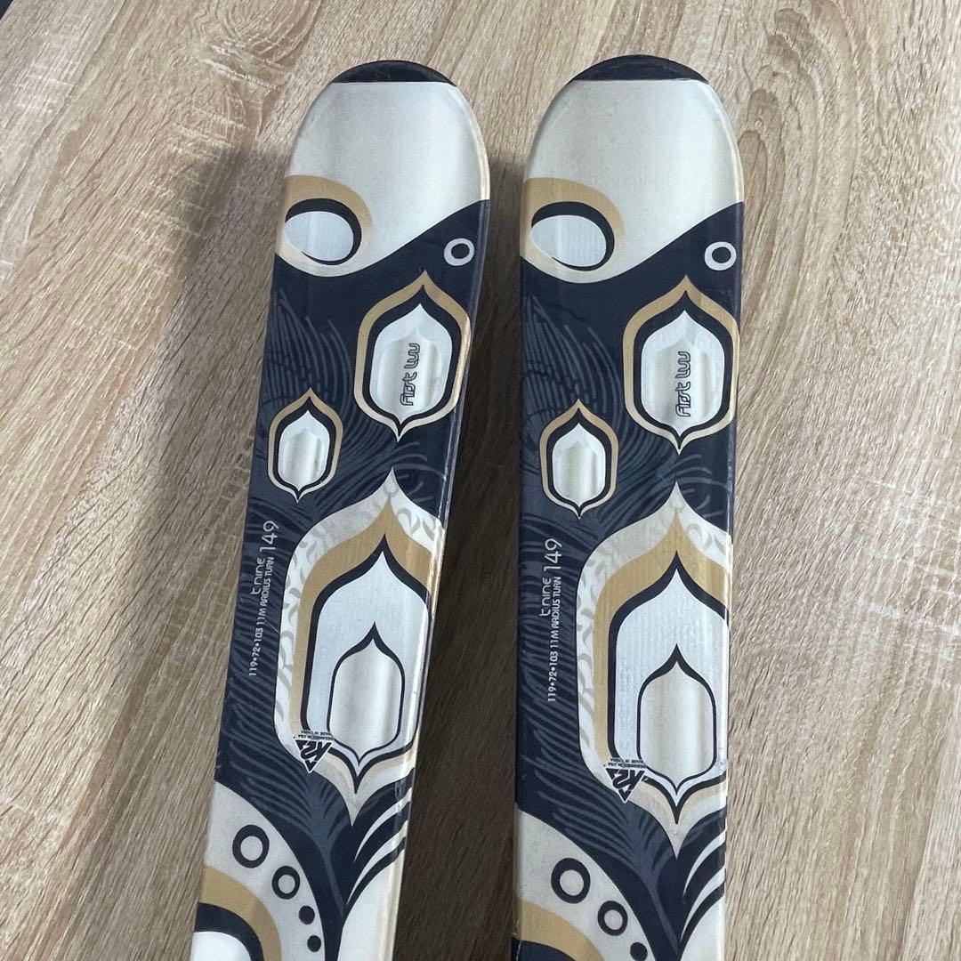 K2 149cm ROSSIGNOL24.5cm スキーセット